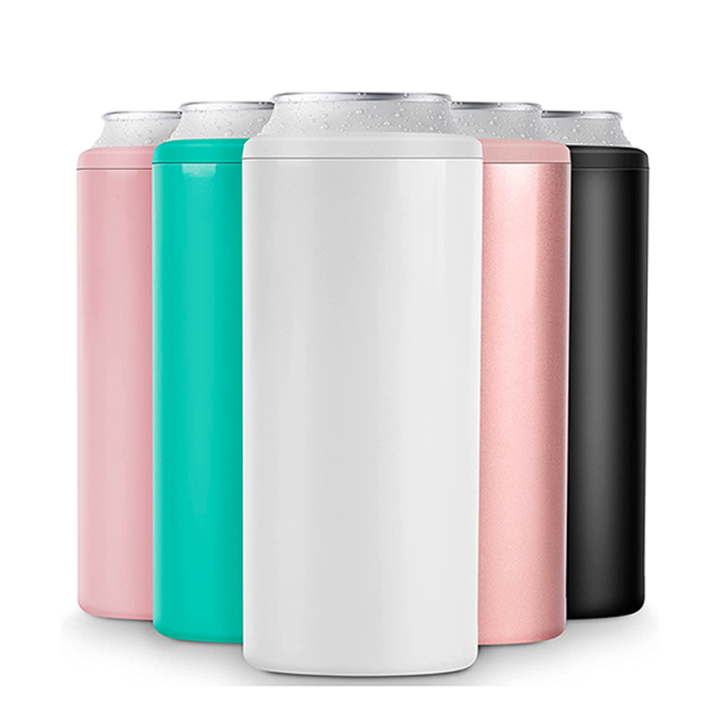 Home Superpower Daisy 12oz Stainless Steel Slim Can Cooler