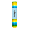 Teckwrap Craft Heat Transfer Vinyl (HTV) Rainbow Stripes in Starry Green