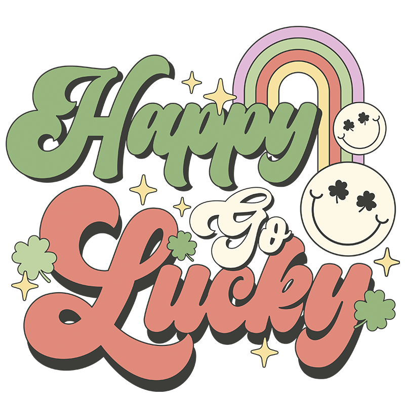 Happy Go Lucky Decal/Transfer
