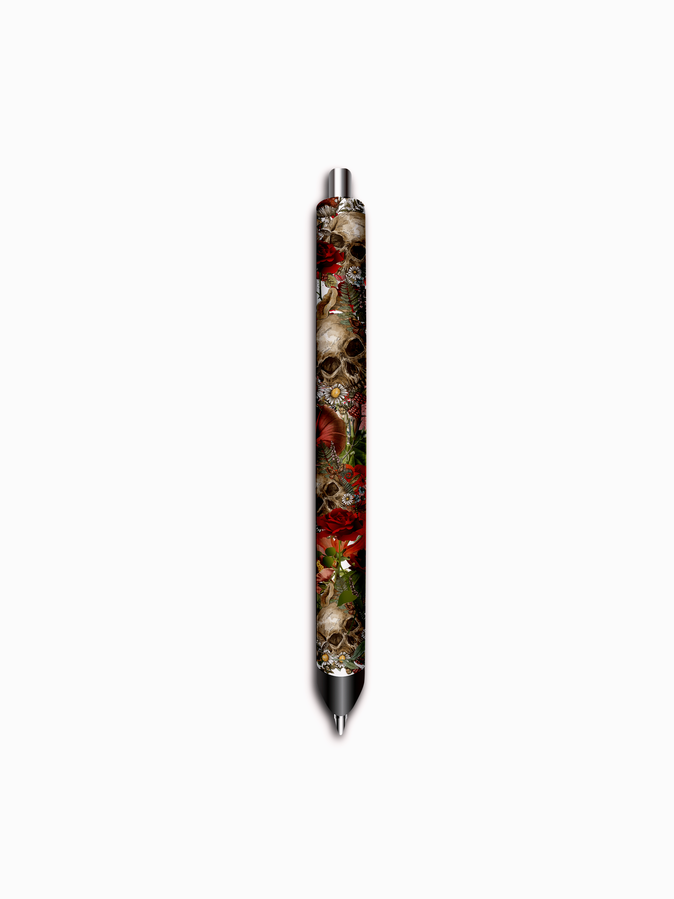 Skeleton & Roses Pen Wrap