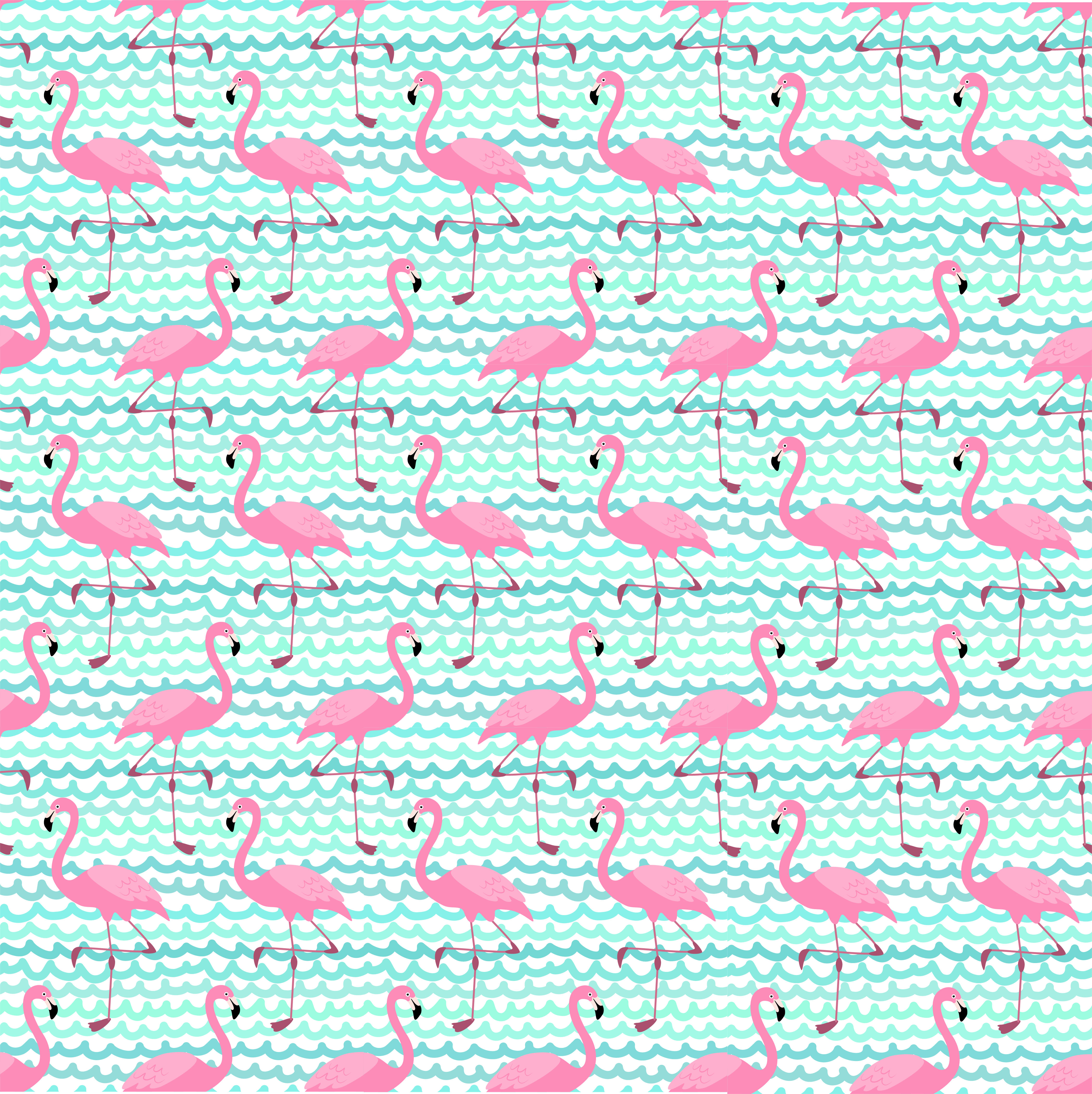 Printed Vinyl | Pink Flamingo